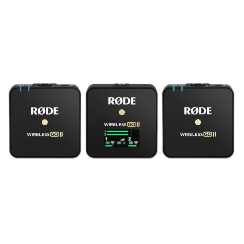 Rode Wireless Go II – 2 Person Dual Channel Wireless Microphone System (2.4 GHz, Black)