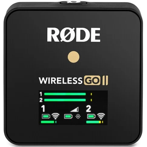 Rode Wireless Go II – 2 Person Dual Channel Wireless Microphone System (2.4 GHz, Black)