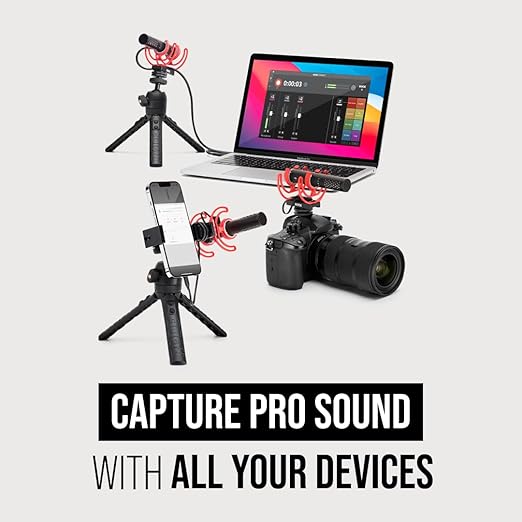 Rode Video Mic GO II Ultracompact Analog/USB Camera-Mount Shotgun Microphone