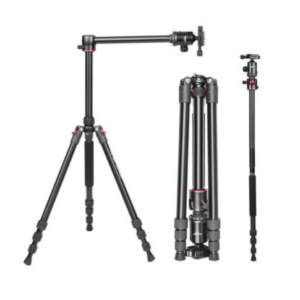 Digitek DTR 520 BH (60 Inch)(152cm) Professional Aluminum Tripod Cum Monopod with Swivel Pan Head, for DSLR Camera