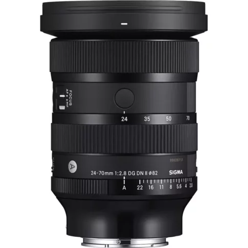 Sigma 24-70mm F2.8 DG DN Lens II for Sony E Mount Mirrorless Cameras, Black