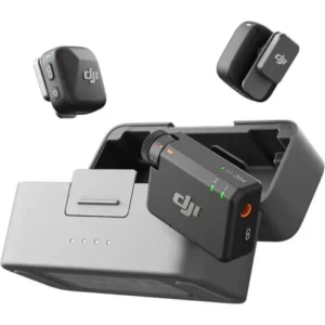 DJI Mic Mini 2-Person Compact Wireless Microphone System for Camera & Smartphone (2TX + 1RX, 2.4 GHz)