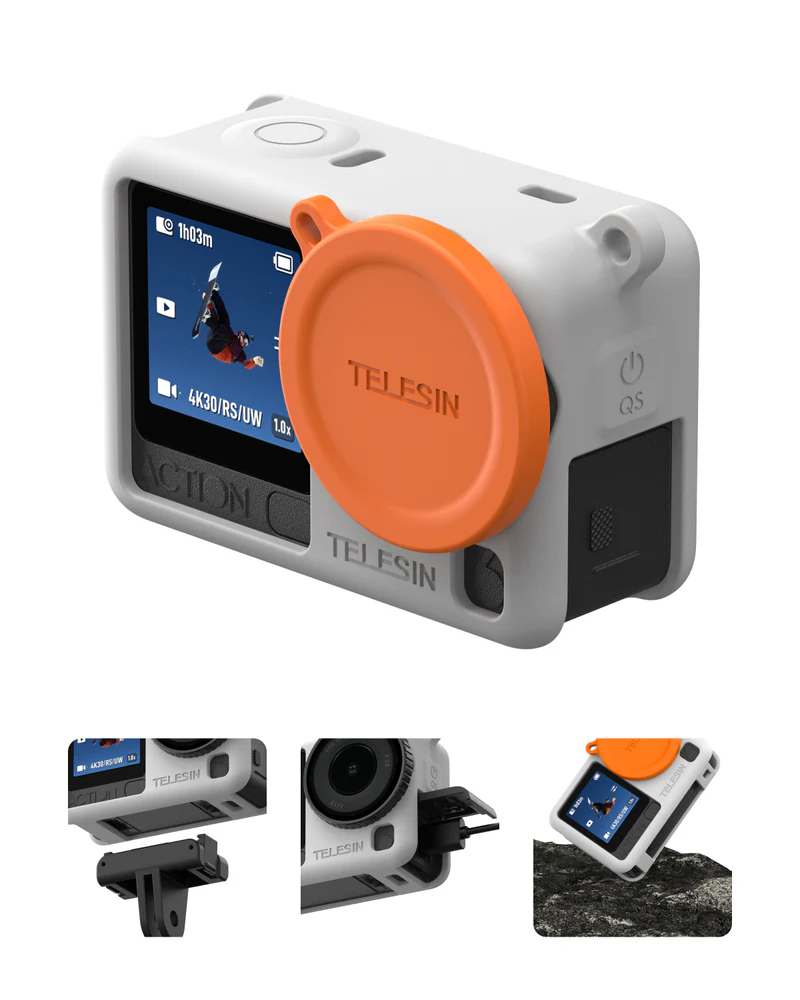 Telesin Silicone Case Kit for DJI Osmo Action 6