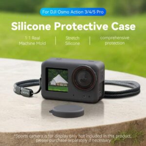 Telesin Silicone Case Kit for DJI Osmo Action 3 / 4 / 5 Pro
