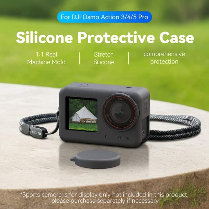 Telesin Silicone Case Kit for DJI Osmo Action 3 / 4 / 5 Pro