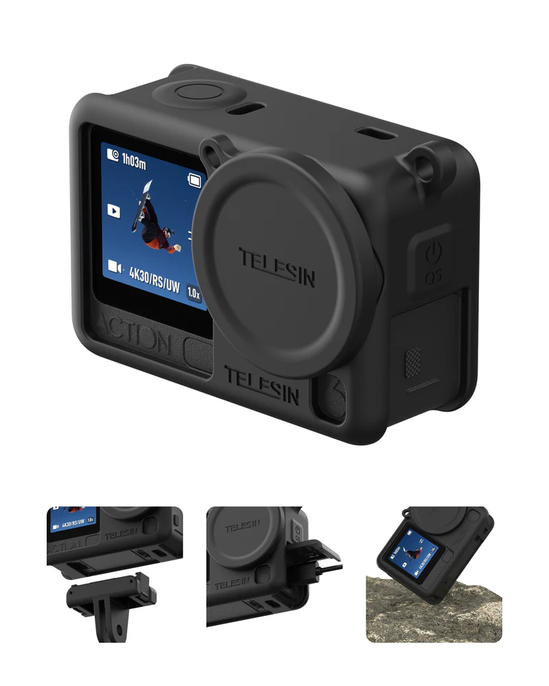 Telesin Silicone Case Kit for DJI Osmo Action 6