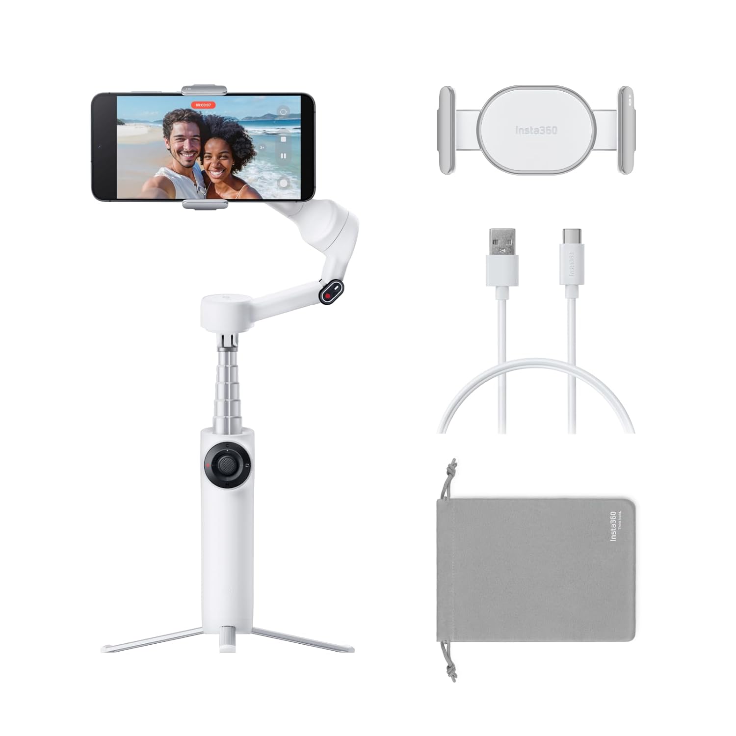 Insta360 Flow2 Smartphone Gimbal Portable Stabilizer