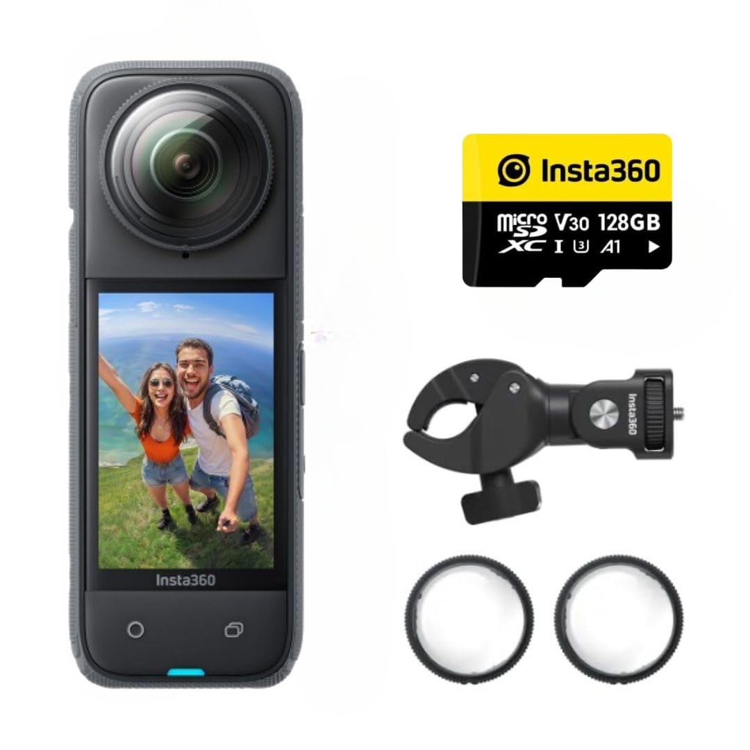 Insta360 X4 Air Motorcycle Bundle 8K Helmet Mount Camera
