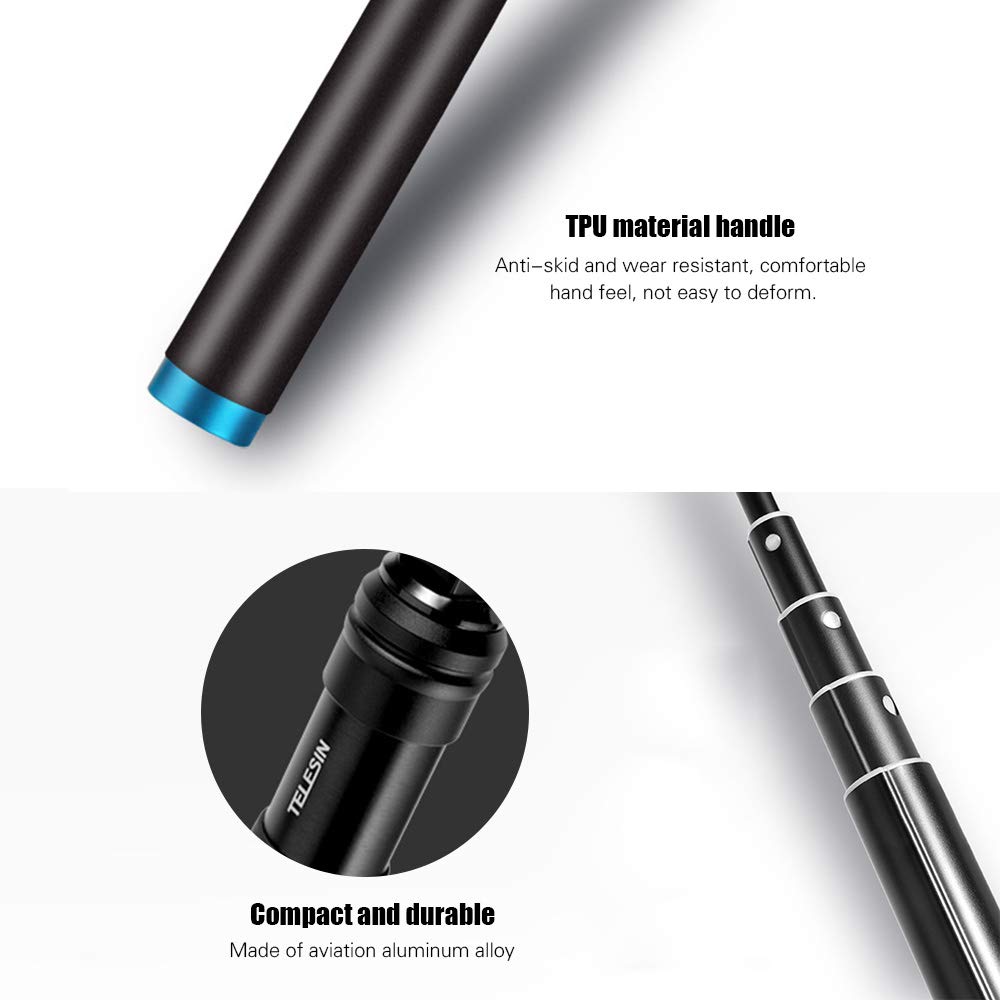 Telesin 90cm Aluminum Selfie Stick