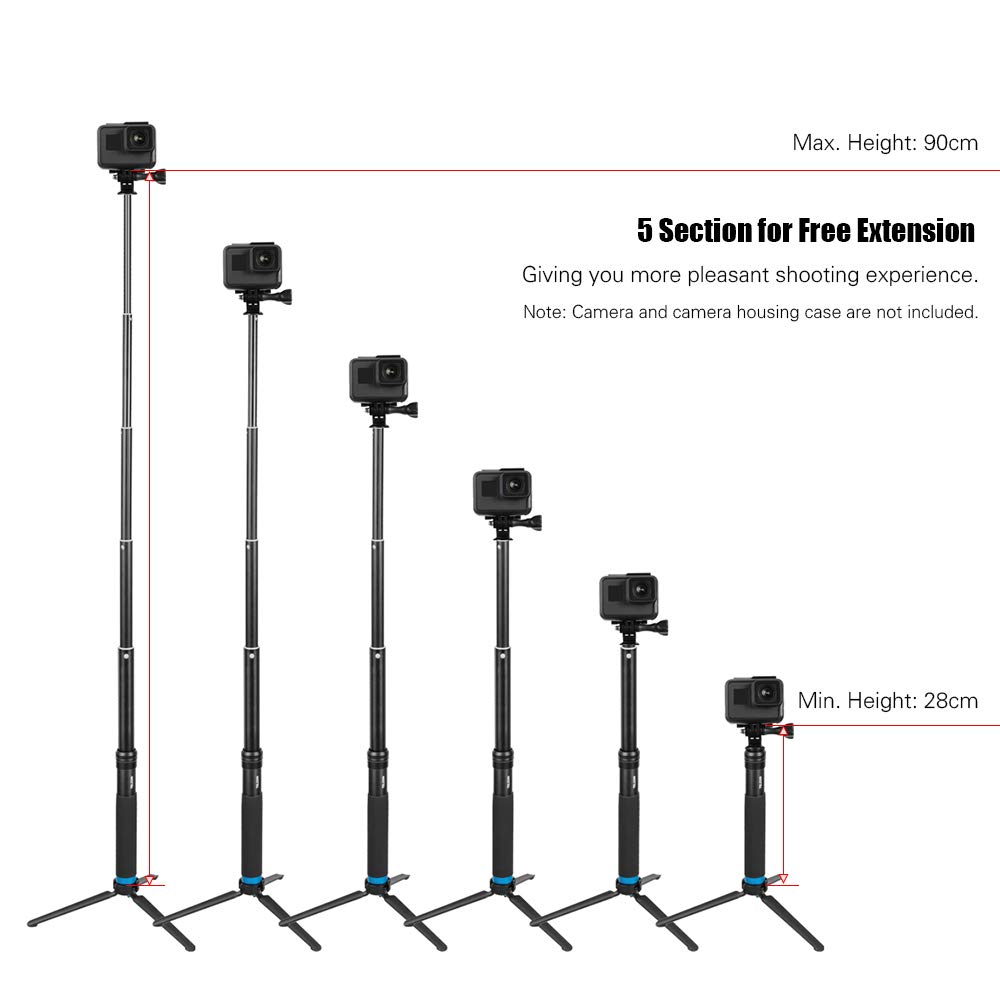 Telesin 120cm Aluminum Selfie Stick