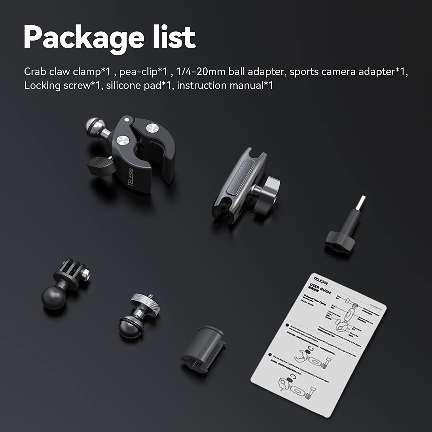 Telesin AC543 Photography Handle Set