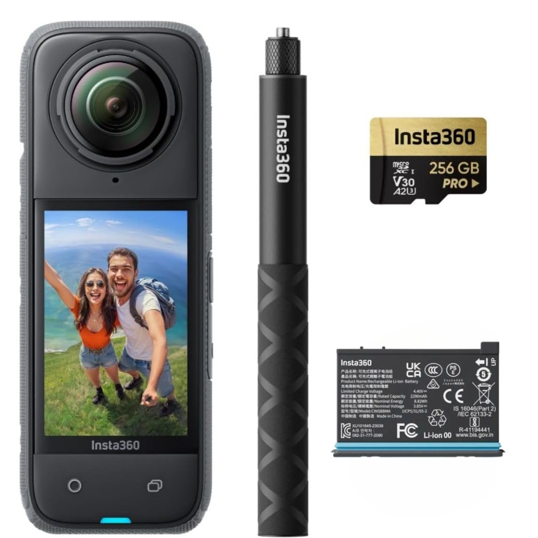 Insta360 X4 Adventure Bundle 8K 360 Camera Kit