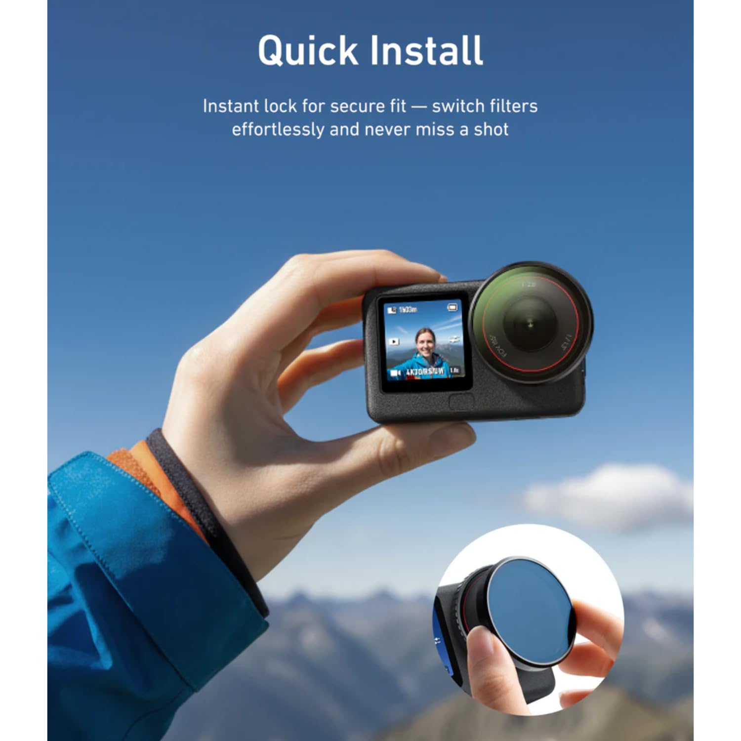 Telesin AC6 Photography Handle Set for Action Cameras