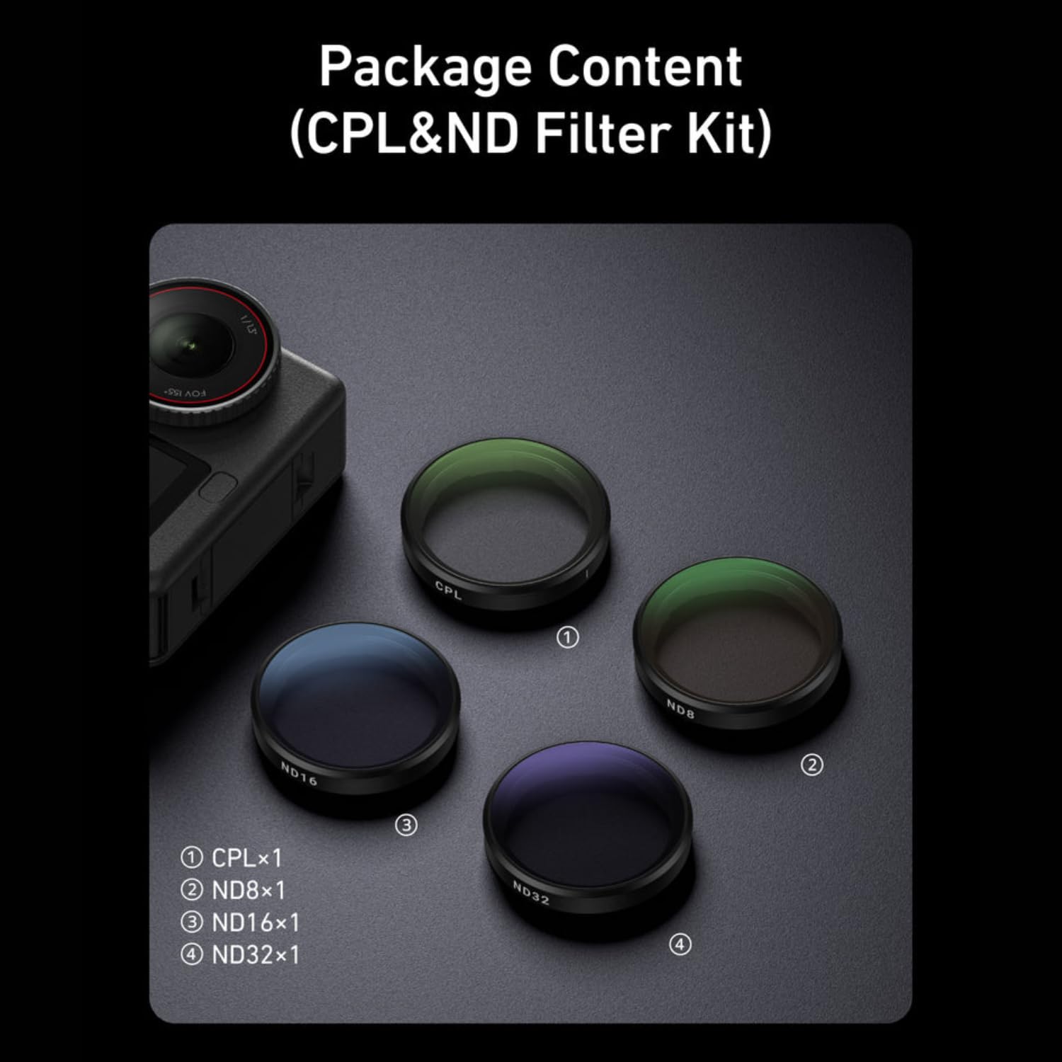 Telesin AC6 Photography Handle Set for Action Cameras