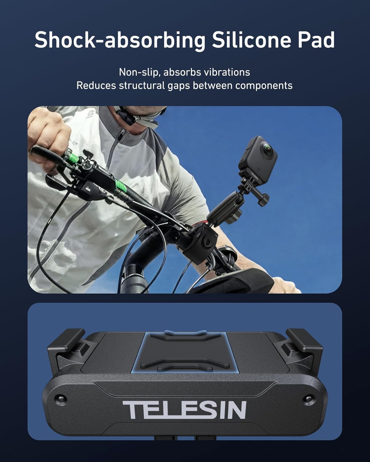 Telesin Magnetic Dual Claw Mount (DJI Action Cameras)