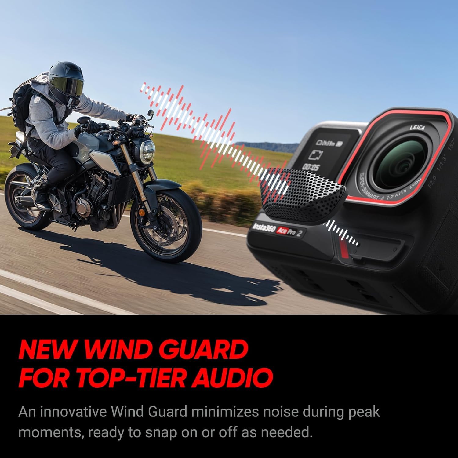 Insta360 Ace Pro 2 Action Camera 4K Waterproof Stabilized