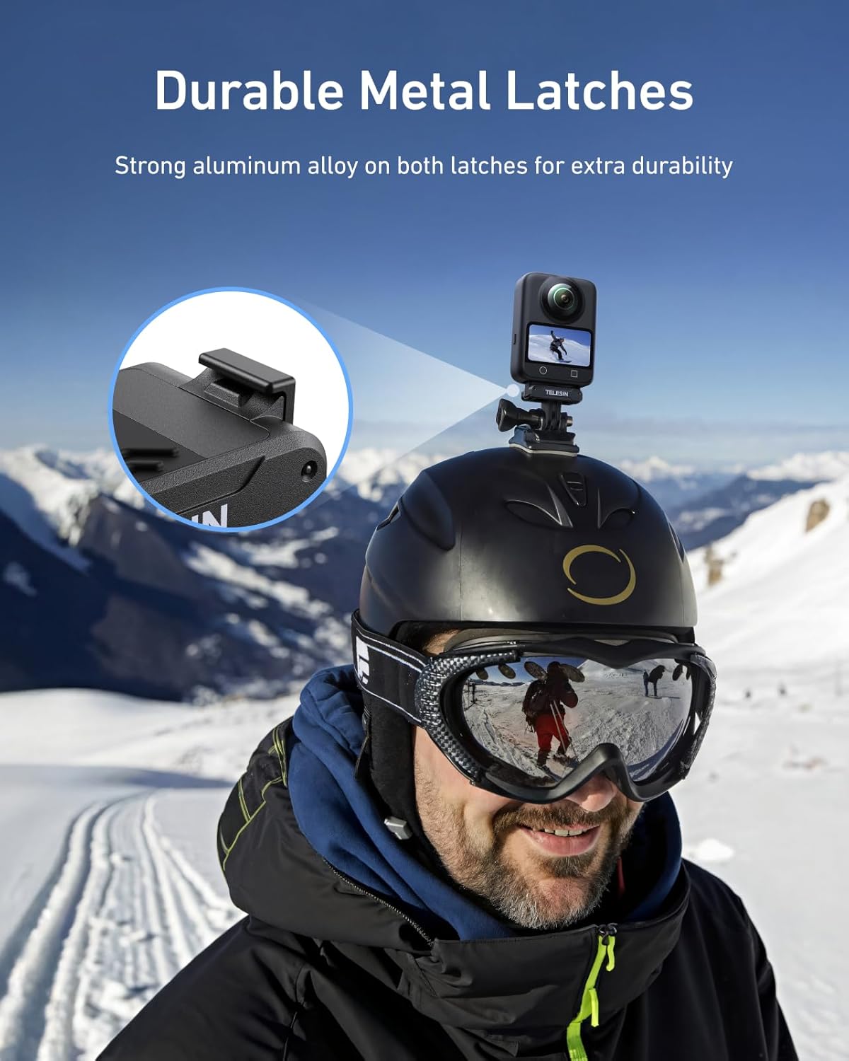 Telesin Magnetic Dual Claw Mount (DJI Action Cameras)