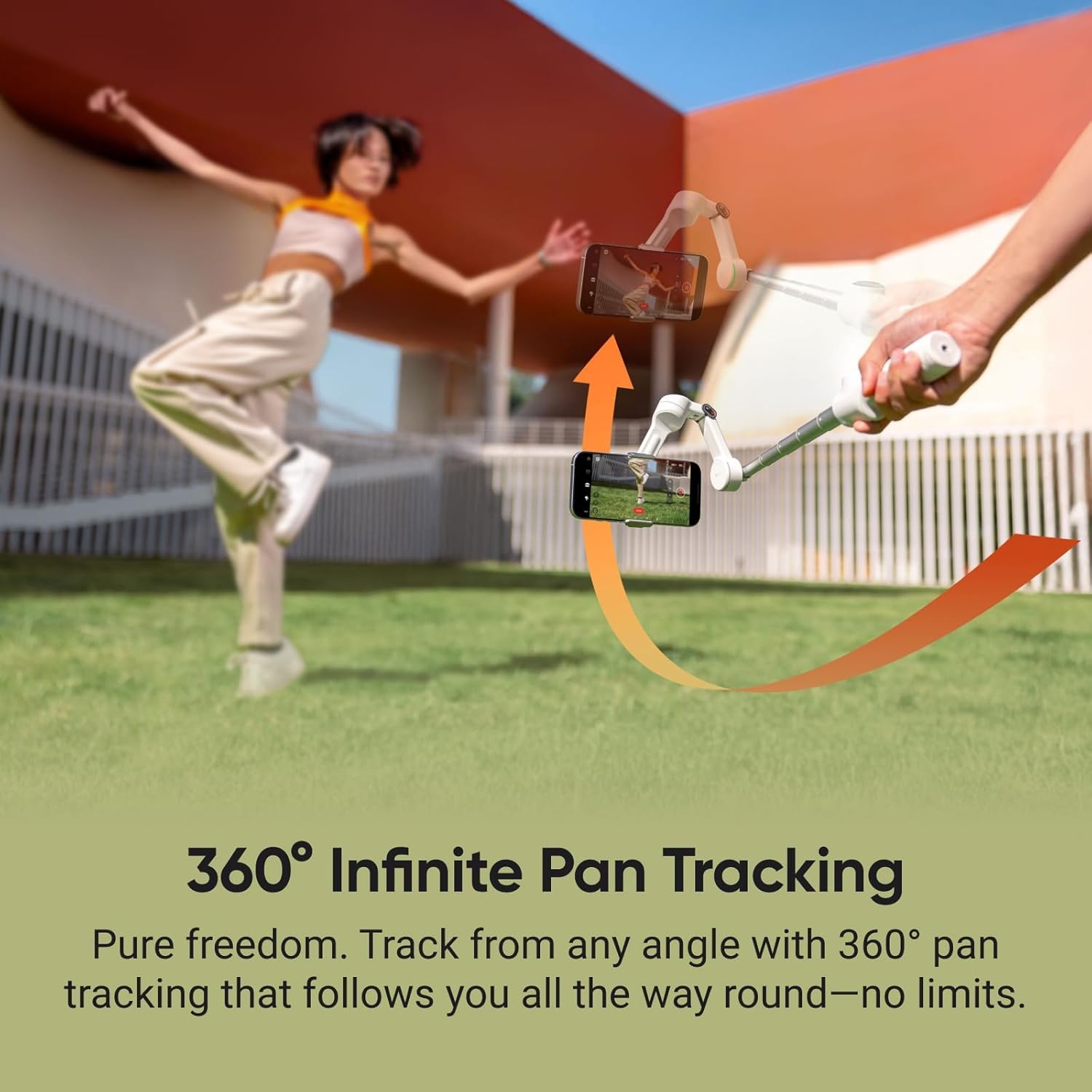 Insta360 Flow2 Pro Smartphone Gimbal AI Tracking Stabilizer