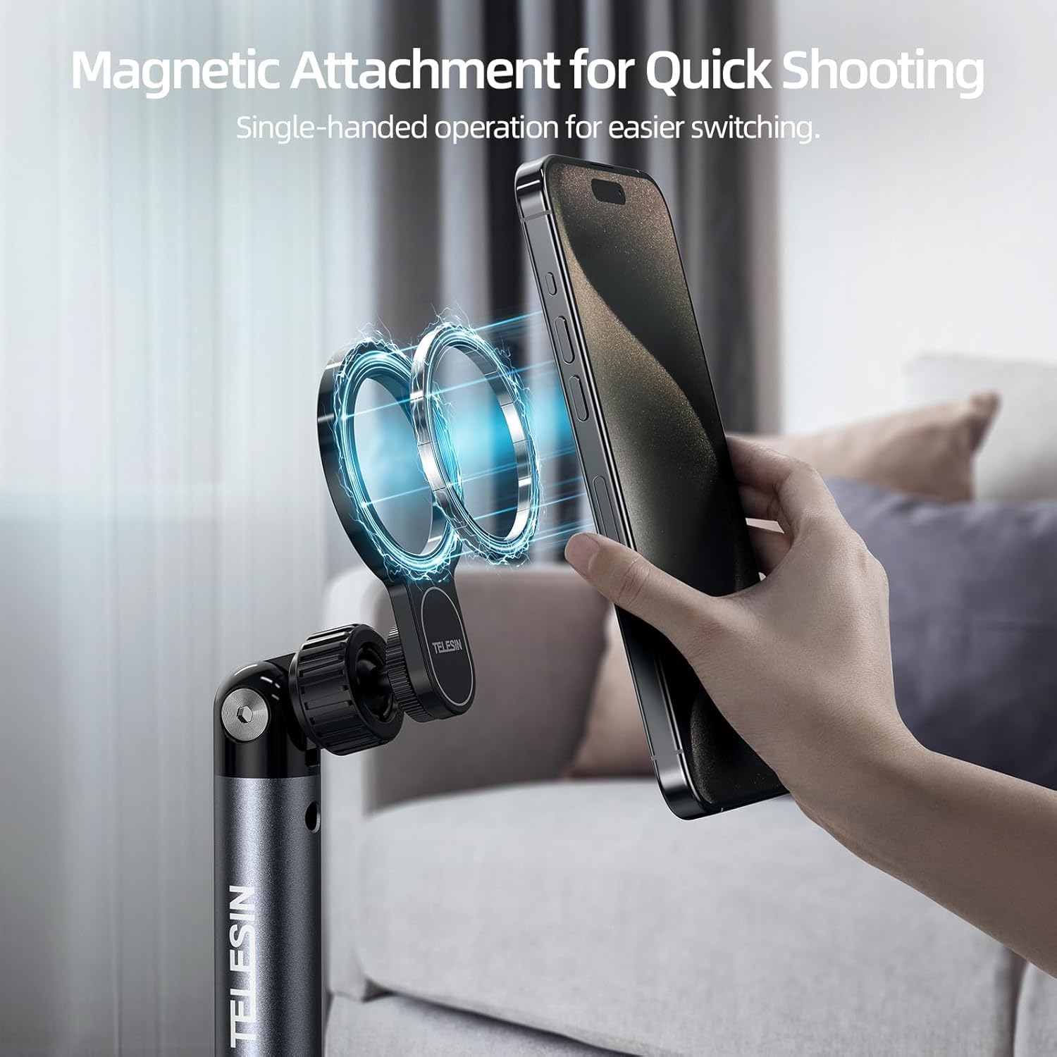 Telesin Magnetic Mount (Aluminum Alloy)