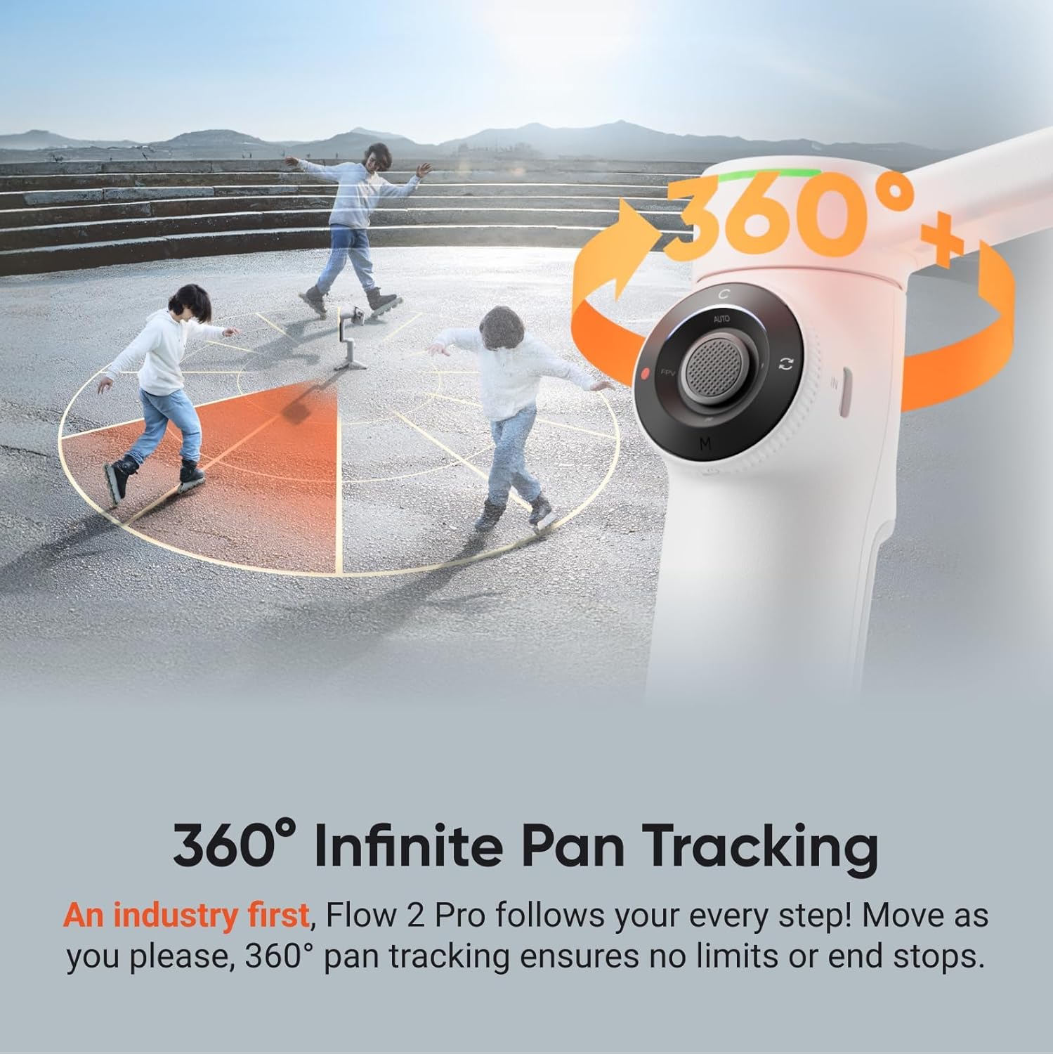Insta360 Flow2 Plus Gimbal Extended Battery Stabilizer