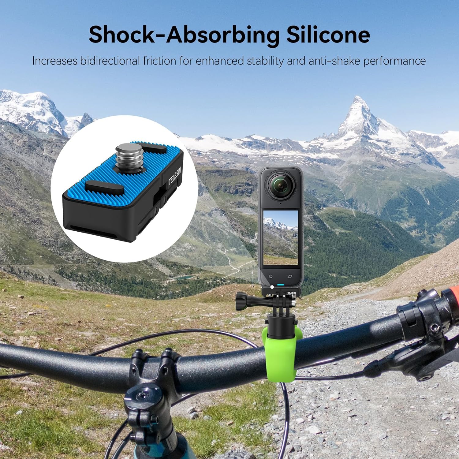 Telesin Two-Claw Mount Base (Insta360 X4)