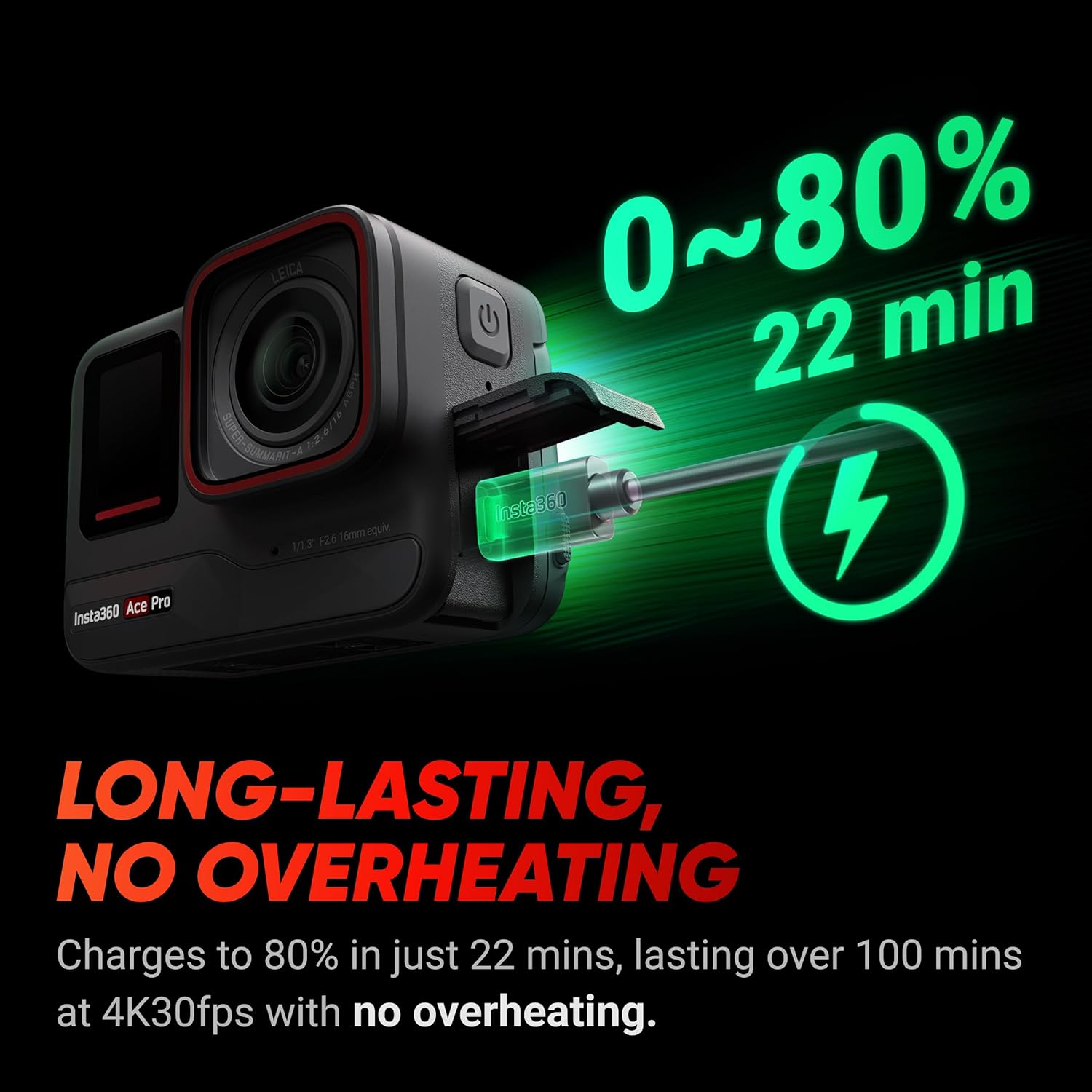 Insta360 Ace Pro Action Camera 4K Advanced Stabilization