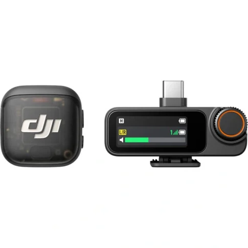 DJI Mic 3 (1TX + 1RX) Compact Wireless Microphone System/Recorder for Camera & Smartphone