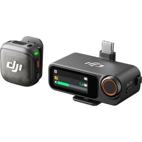 DJI Mic 3 (1TX + 1RX) Compact Wireless Microphone System/Recorder for Camera & Smartphone