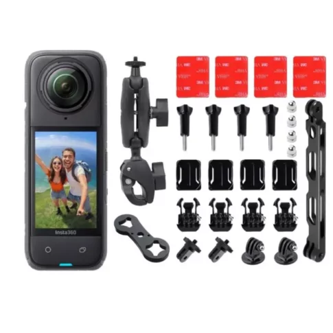 Insta360 X4 Motorcycle Kit 8K 360 Camera Mount Bundle