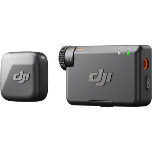 DJI Mic Mini (1 TX + 1 RX) Compact Wireless Microphone, Ultralight, Noise Cancelling, for Camera / iPhone / Android