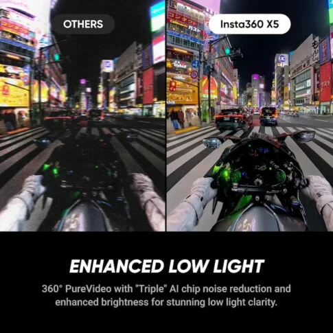 Insta360 X5 360° Action Camera 8K AI Stabilization Waterproof