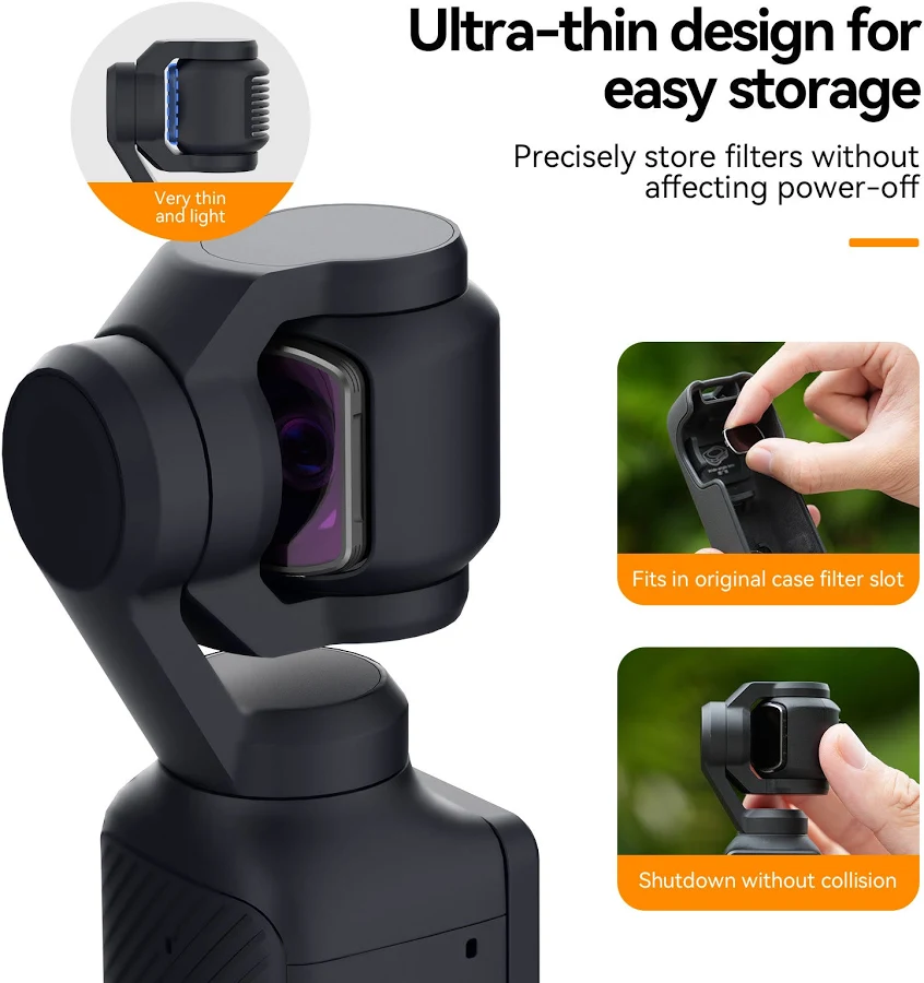 Telesin Filter Kit for DJI Osmo Pocket 3