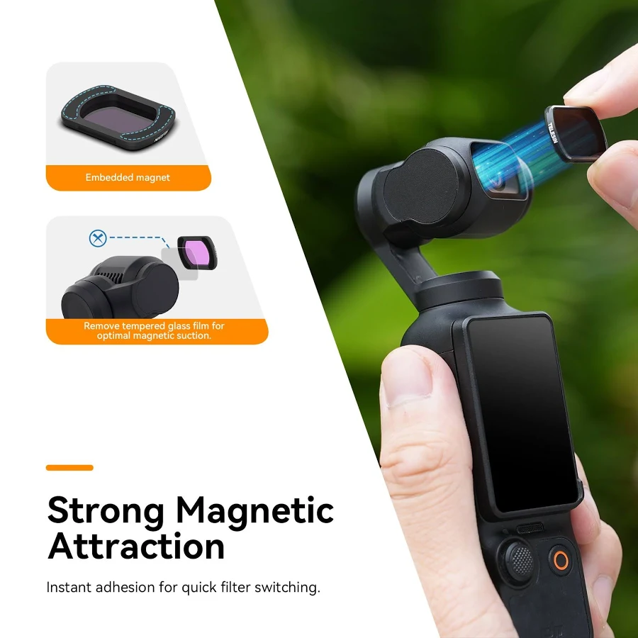 Telesin Filter Kit for DJI Osmo Pocket 3