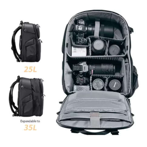 Ulanzi BP10 Hardshell Camera Backpack 35L | Waterproof Professional Camera Bag for DSLR, Mirrorless, Drone & 17" Laptop
