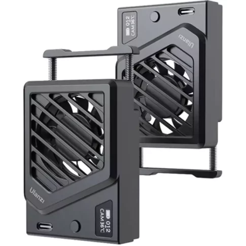 Ulanzi Camera Cooling Fan | Semiconductor Camera Cooler for Sony, Canon, Nikon & Fujifilm | USB-C Intelligent Cooling Fan for Long Video Recording