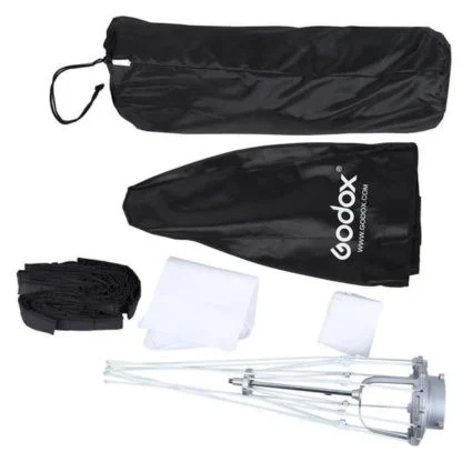 Godox SB-UBW80 80cm Octa Softbox | Octagonal Umbrella Softbox for Speedlight | Silver Reflective Interior | Professional Soft Lighting Modifier