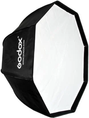 Godox SB-UBW80 80cm Octa Softbox | Octagonal Umbrella Softbox for Speedlight | Silver Reflective Interior | Professional Soft Lighting Modifier