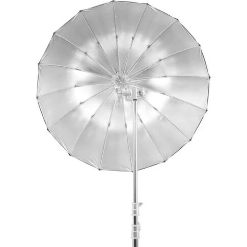 Godox UB-105S 105cm Parabolic Umbrella | Silver Reflective Photography Umbrella | Deep Parabolic Light Modifier for Portrait & Product Photography