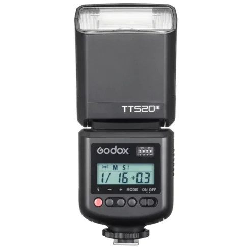 Godox TT520 III Camera Flash | GN33 Manual Speedlite with 433MHz Wireless Trigger | S1/S2 Optical Sync | For DSLR & Mirrorless Cameras