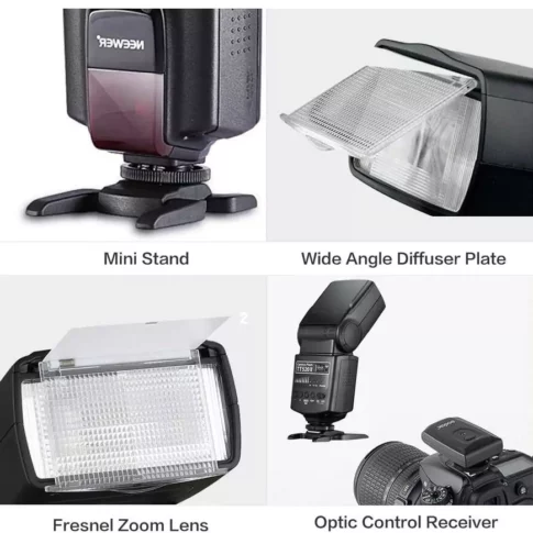 Godox TT520 II Camera Flash | Manual Speedlite with Wireless Trigger | GN33 | 433MHz Wireless Flash for DSLR & Mirrorless Cameras