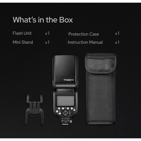 Godox TT685II-N TTL Camera Flash for Nikon | GN60 2.4GHz Wireless Speedlite | i-TTL, HSS 1/8000s | 20-200mm Zoom